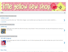 Tablet Screenshot of littleyellowsewshop.blogspot.com