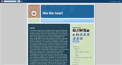 Desktop Screenshot of liketheheart.blogspot.com