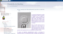 Desktop Screenshot of portafoliodebioetica.blogspot.com