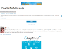 Tablet Screenshot of ancestorgenealogy.blogspot.com