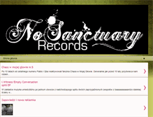 Tablet Screenshot of nosanctuaryrecords.blogspot.com