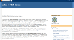 Desktop Screenshot of dallas-football-tickets.blogspot.com