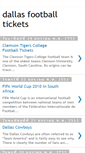 Mobile Screenshot of dallas-football-tickets.blogspot.com