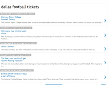 Tablet Screenshot of dallas-football-tickets.blogspot.com