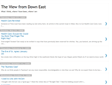 Tablet Screenshot of downeastview.blogspot.com