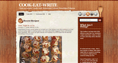 Desktop Screenshot of cook-eat-write.blogspot.com