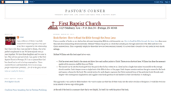 Desktop Screenshot of pastorgibson.blogspot.com