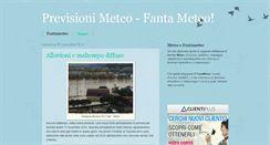 Desktop Screenshot of fantameteo.blogspot.com