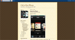 Desktop Screenshot of iphonecult.blogspot.com