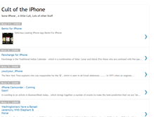 Tablet Screenshot of iphonecult.blogspot.com