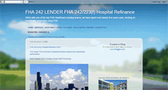 Desktop Screenshot of fha242lender.blogspot.com