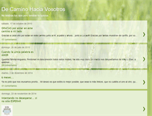 Tablet Screenshot of decaminohaciati.blogspot.com