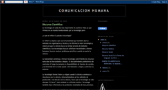 Desktop Screenshot of comunicacionhumanaandres.blogspot.com