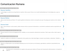 Tablet Screenshot of comunicacionhumanaandres.blogspot.com