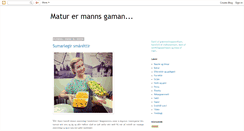 Desktop Screenshot of maturermannsgaman.blogspot.com