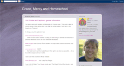 Desktop Screenshot of gracemercyandhomeschool.blogspot.com