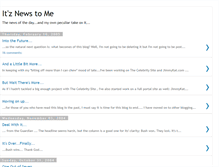 Tablet Screenshot of itznewstome.blogspot.com