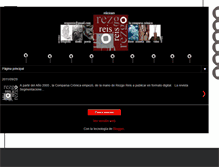 Tablet Screenshot of comparsacronicaediciones.blogspot.com