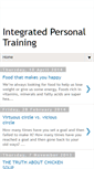 Mobile Screenshot of integratedpersonaltraining.blogspot.com