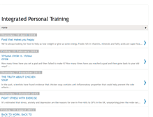 Tablet Screenshot of integratedpersonaltraining.blogspot.com