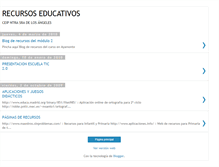 Tablet Screenshot of colegioangelperez-recursos.blogspot.com