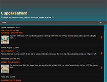 Tablet Screenshot of cupcakeables.blogspot.com