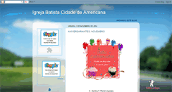 Desktop Screenshot of ibcdeamericana2009.blogspot.com