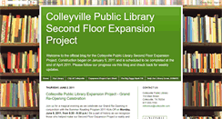 Desktop Screenshot of colleyvillepubliclibrary.blogspot.com