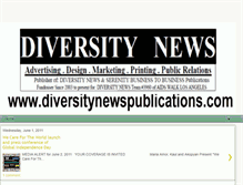 Tablet Screenshot of diversitynewspublications.blogspot.com