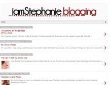 Tablet Screenshot of iamstephanieblogging.blogspot.com