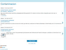 Tablet Screenshot of contaminacion-neuquen.blogspot.com