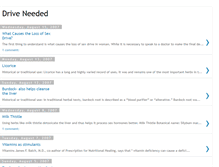 Tablet Screenshot of driveneeded.blogspot.com