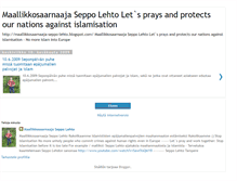 Tablet Screenshot of maallikkosaarnaaja-seppo-lehto.blogspot.com