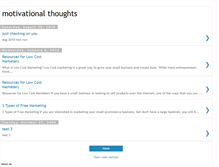 Tablet Screenshot of motivational-thoughts-daily.blogspot.com
