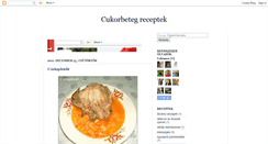 Desktop Screenshot of cukorbetegreceptek.blogspot.com