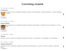 Tablet Screenshot of cukorbetegreceptek.blogspot.com