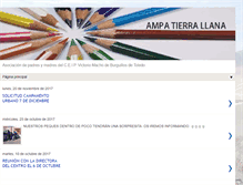 Tablet Screenshot of ampatierrallana.blogspot.com