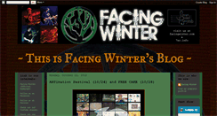 Desktop Screenshot of facingwinter.blogspot.com