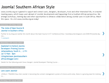 Tablet Screenshot of joomlasouthernafrican.blogspot.com