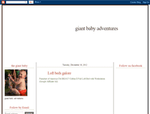 Tablet Screenshot of giantbabyadventures.blogspot.com