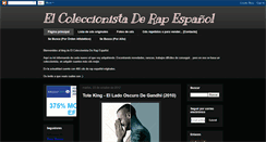 Desktop Screenshot of elcoleccionistaderap.blogspot.com