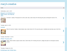 Tablet Screenshot of maryscreative.blogspot.com