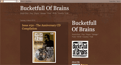 Desktop Screenshot of bucketfullofbrains.blogspot.com