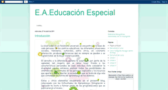 Desktop Screenshot of eaeducacionespecial.blogspot.com