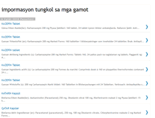 Tablet Screenshot of bawal-na-gamot-impormasyon.blogspot.com