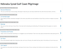 Tablet Screenshot of gulfcoastpilgrimage.blogspot.com