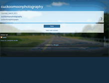 Tablet Screenshot of cuckoomoonphotography.blogspot.com