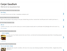 Tablet Screenshot of carpegaudium.blogspot.com