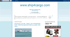 Desktop Screenshot of cargotonnage.blogspot.com