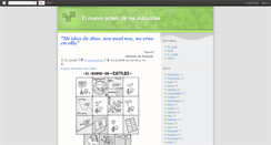 Desktop Screenshot of newmachinesorder.blogspot.com